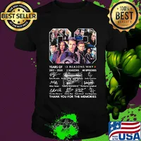 03 years of 2017 2020 13 reasons why 3 seasons 40 episodes thank you for the memories signatures shirt