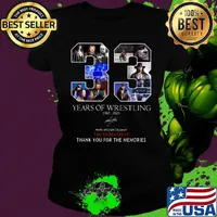 33 years of wrestling 1987 2020 mark william calaway the undertaker thank you for the memories signature s Ladies tee
