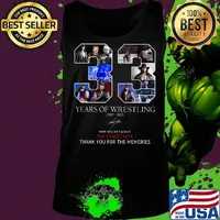 33 years of wrestling 1987 2020 mark william calaway the undertaker thank you for the memories signature s Tank top