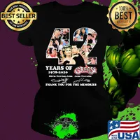 42 years of 1978 2020 grease thank you for the memories signatures s Ladies tee