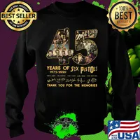 45 years of sex pistols 1975 2020 thank you for the memories signatures s Sweater