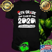 5th grade class of 2020 quaratined toilet paper shirt