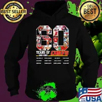 60 years of 1960 2020 kansas city chiefs football team players s Hoodie