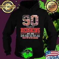 90 years of 1930 2020 redskins football thank you for the memories s Hoodie