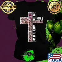 All i need today is a little bit of florida state seminoles and a whole lot of jesus s Ladies tee