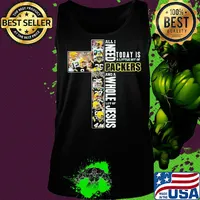 All i need today is a little bit of green bay packers and a whole lot of jesus football s Tank top