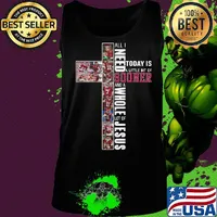 All i need today is a little bit of oklahoma sooners and a whole lot of jesus s Tank top