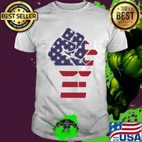 Black lives matter american flag happy 4th july independence day shirt