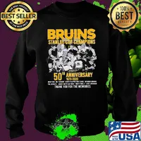 Boston bruins hockey stanley cup champions 50th anniversary 1970 2020 thank you for the memories s Sweater
