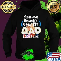 Bruce Lee This is what the world's greatest Dad looks like s Hoodie