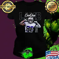Ceedee lamb 88 dallas cowboys football player s Ladies tee