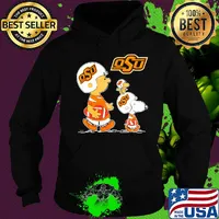 Charlie brown snoopy woodstock oklahoma state university football s Hoodie