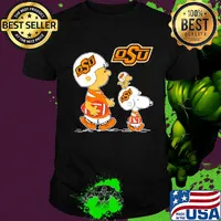 Charlie brown snoopy woodstock oklahoma state university football shirt