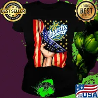 Church's chicken american flag independence day s Ladies tee
