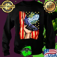 Church's chicken american flag independence day s Sweater