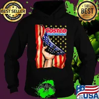 Costco wholesale american flag independence day s Hoodie
