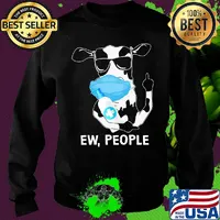 Cow mask hug soap ew people s Sweater