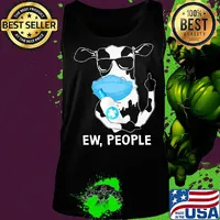 Cow mask hug soap ew people s Tank top