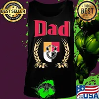 Dad de oppresso liber happy father's day s Tank top