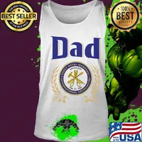 Dad sheet metal workers international association happy fathers day s Tank top