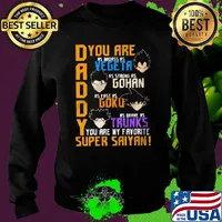 Daddy you are my favorite super saiyan funny dragon manga dad father's day s Sweater