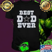 Dallas cowboys football best dad ever happy father's day shirt