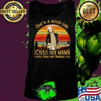 Damn the torpedoes she's a good girl loves her mama loves jesus and america too vintage retro s Tank top