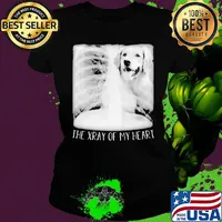 Dog Labrador Retriever the xray of my heart shirt the xray of my heart s Ladies tee