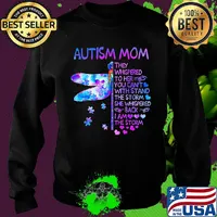 Dragonfly autism mom they whispered to her you can't with stand the storm she whispered back i am the storm hearts s Sweater