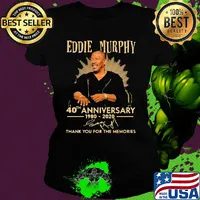 Eddie murphy 40th anniversary 1980 2020 thank you for the memories signature s Ladies tee