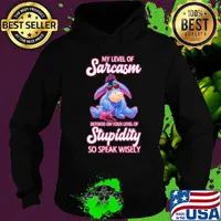 Eeyore my level of sarcasm depends on your level of stupidity so speak wisely s Hoodie