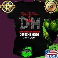 Enjoy the silence dm thank you for the memories depeche mode 1980 2020 s Ladies tee