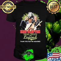 Eric clapton the man the myth the legend thank you for the memories shirt