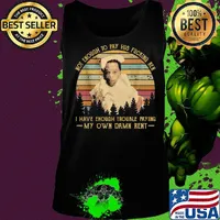 Friday after next john witherspoon not enough to pay his fucking ren i have enough trouble paying my own damn rent vintage retro s Tank top