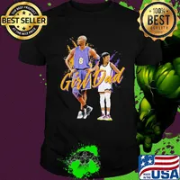 Girl dad kobe gigi bryant basketball legend dad and daughter father's day shirt