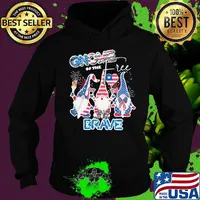 Gnomes of the free and the brave firework america 4th of july independence day s Hoodie