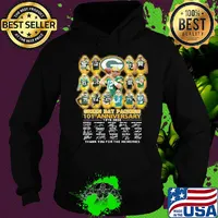 Green bay packers 101st anniversary 1919 2020 thank you for the memories signatures s Hoodie