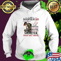 Guerreras de dios i am daughter of god i was born in july i am stronger than you believe braver than you know smarter than you think s Hoodie
