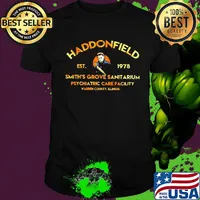 Halloween michael myers haddonfield est 1978 smith's grove sanitarium psychiatric care facility warren country illinois shirt