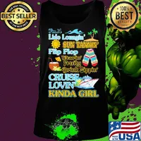 I'm a Lido loungin sun tannin flip flop wearin fruity drink sippon cruise lovin kinda girl s Tank top