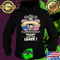 I'm A Pittsburgh Penguins Fan I Say Mery Christmas God Bless America I Drink Beer Eat Meat And Salute Our Flag and Thank Our Troops Independence Day s Hoodie