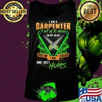 I'm Garpenter 9 Out Of 10 Voices In My Head Tell Me I Am Crazy One Just Hums Saw Shirt Tank top