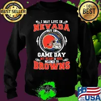 I may live in new york but on game day my heart and soul belongs to browns s Sweater