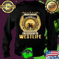 I might look like i am listening to you but in my head i'm listening to westlife s Sweater