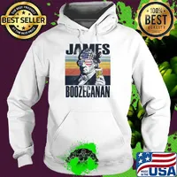 James Boozecanan Drinking Drunk 4th Of July vintage retro s Hoodie