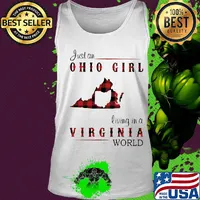 Just an ohio girl living in a virginia world s Tank top
