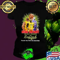Kobe bryant the man the myth the legend thank you for the memories light s Ladies tee