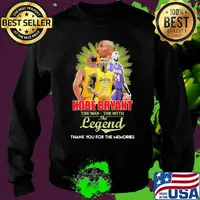 Kobe bryant the man the myth the legend thank you for the memories s Sweater