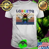 Lgbt bee lgbeetq vintage retro shirt