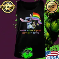 Lgbt stitch and scrump ohana means nobody gets left behind s Tank top